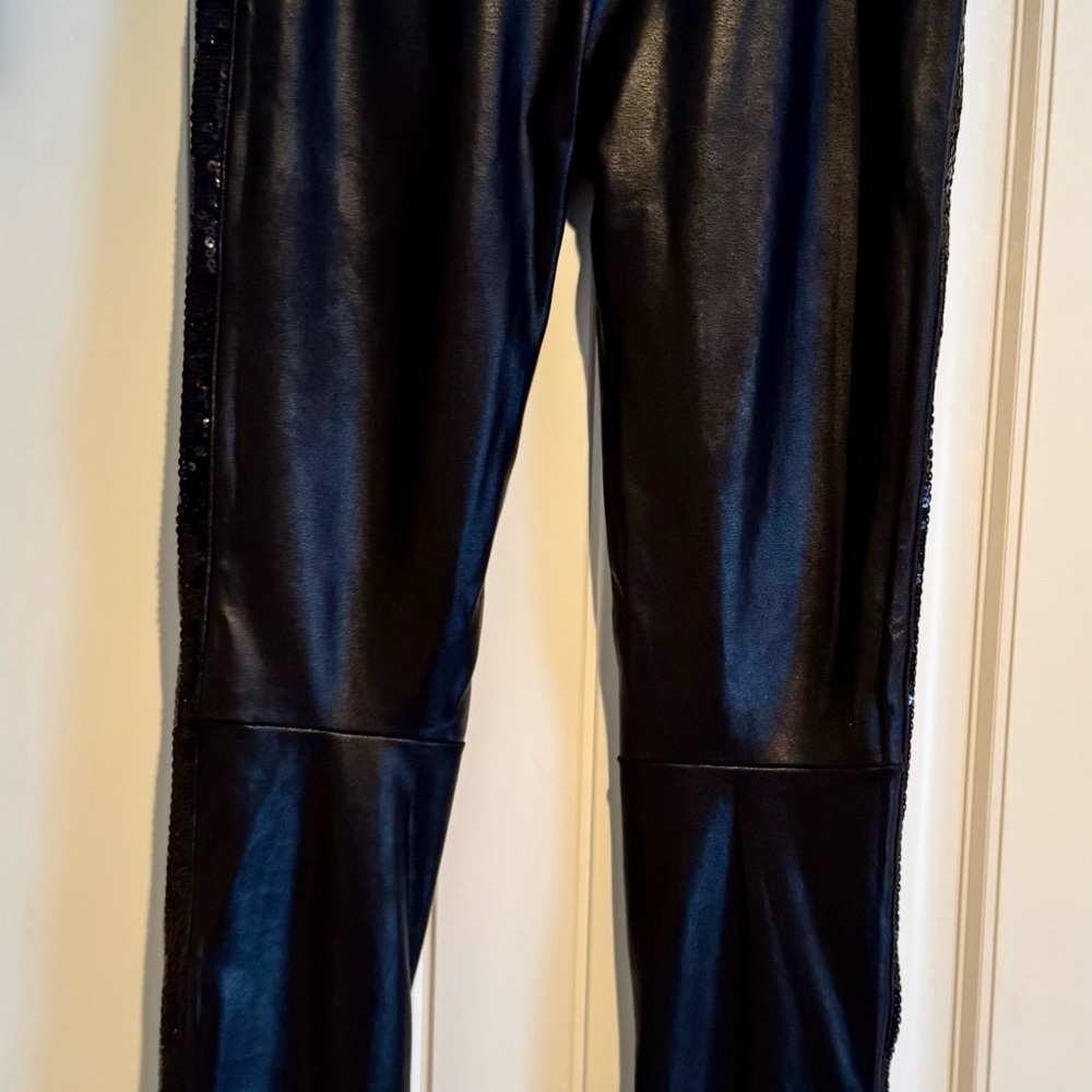 Spanx faux leather, sequin leggings. Size S. Excellent condition. - Picture 4 of 5
